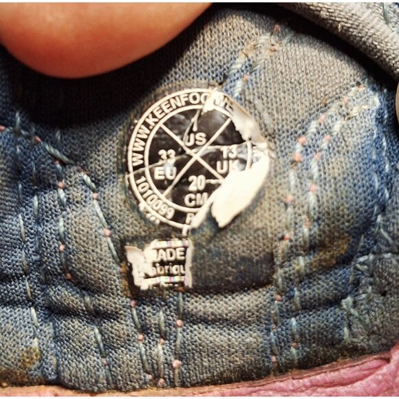 KEEN Kids Seacamp II CNX Waterproof Sport Sandals Size 1 Navy Coral Hiking Water - Picture 6 of 6